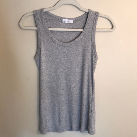 LACAUSA Gray Sleeveless Top - Picture 1 of 4